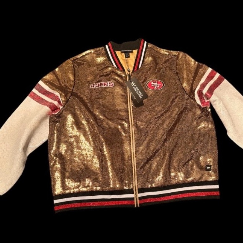 NWT SF 49ers Women’s sequined jacket